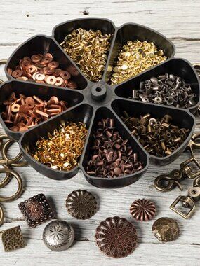 Weaver Leather 8 Parts Tray Nail Cup Cobbler